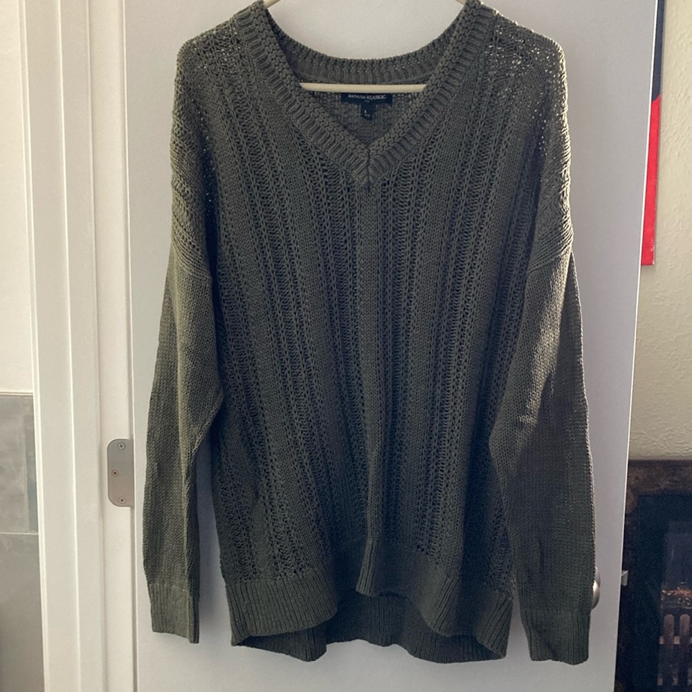 Banana Republic Sage Knit Top